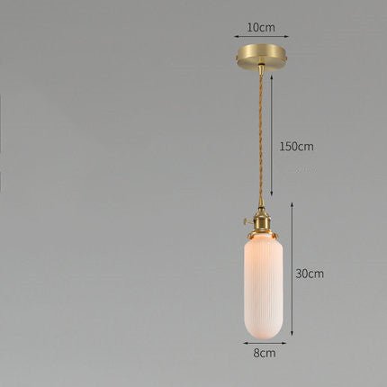 Japanese Style Ceramic Bedside Chandelier for Retro Dining Room and Bedrooms New - IVOIRART.COM