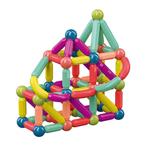Jeu de Blocs de Construction Magnétiques pour Enfants, Ensemble de Briques Magnetiques Ludiques - IVOIRART.COM