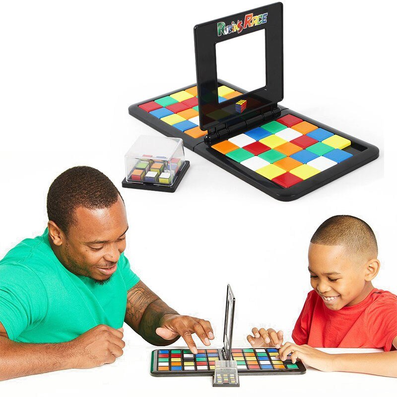 Jeu interactif parent - enfant Rubik's Cube coloré pour sport et compétition - IVOIRART.COM