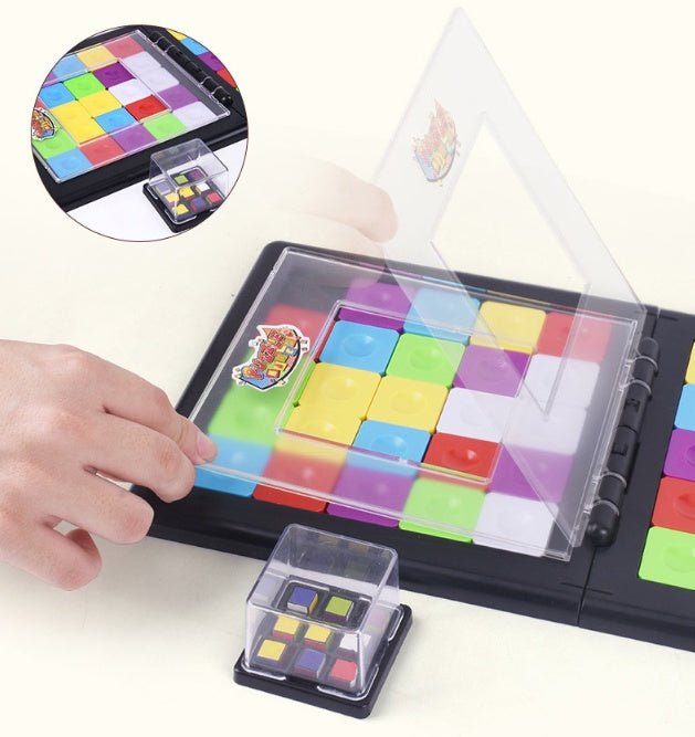Jeu interactif parent - enfant Rubik's Cube coloré pour sport et compétition - IVOIRART.COM