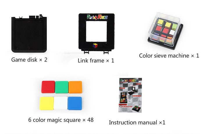 Jeu interactif parent - enfant Rubik's Cube coloré pour sport et compétition - IVOIRART.COM