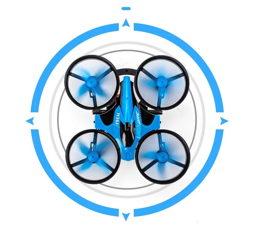 JJRC H36F Terzetto 1/20 2.4G Drone RC 3-en-1 Avion Voiture Bateau Quadcopter RTR! - IVOIRART.COM