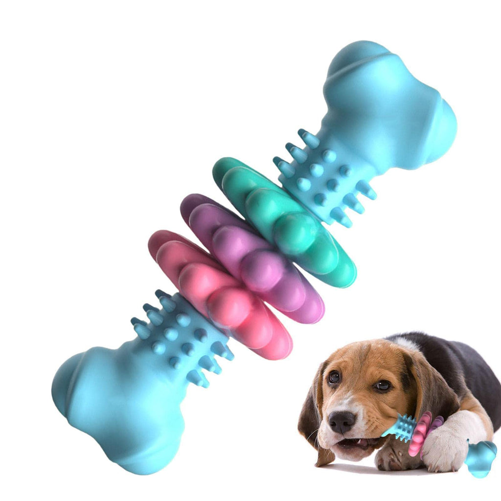 Jouet à mâcher pour chien en forme d'os résistant TPR indestructible pour dents - IVOIRART.COM