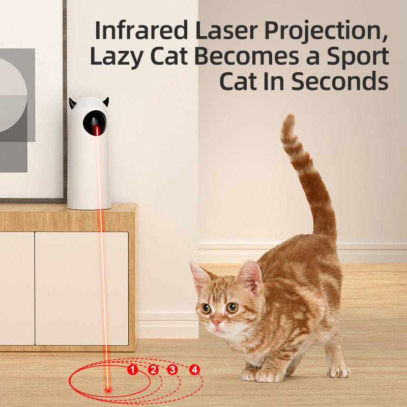 Jouet automatique électrique à infrarouge pour chat, stimulation garantie - IVOIRART.COM
