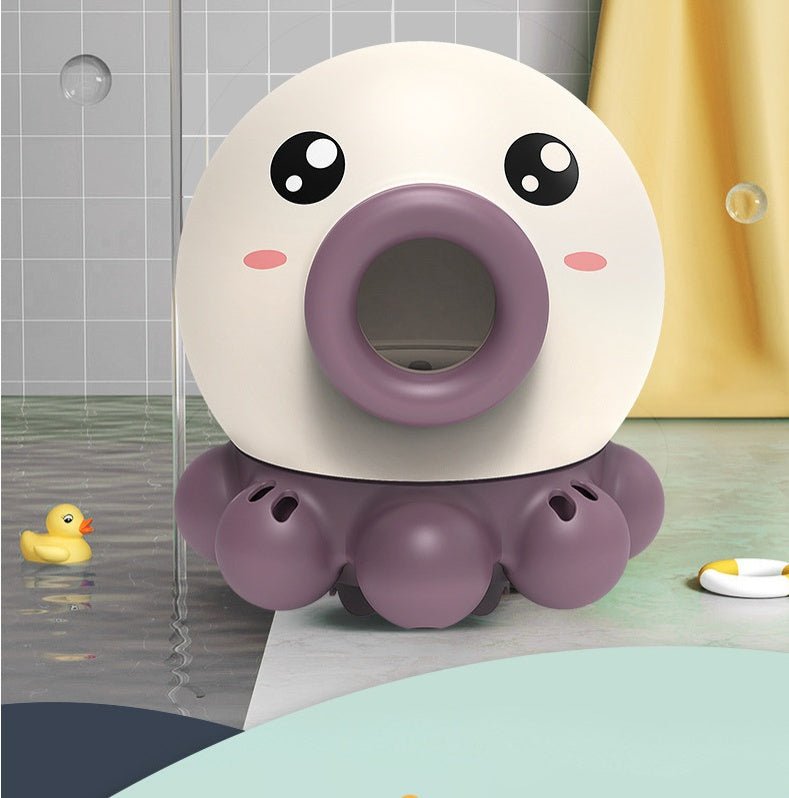 Jouet de Bain Pieuvre Fontaine avec Jet d'Eau Rotatif, Jouet Douche, Arroseur Estival en Plage pour Enfants - IVOIRART.COM