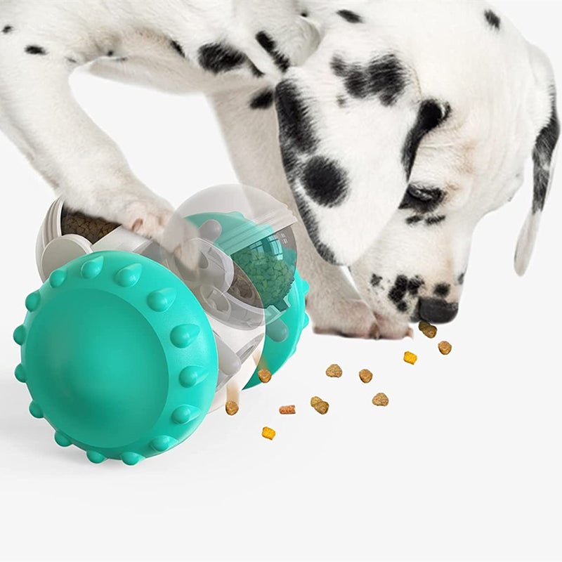 Jouet interactif multifonctionnel voiture d'équilibre à nourriture lente pour animaux - IVOIRART.COM