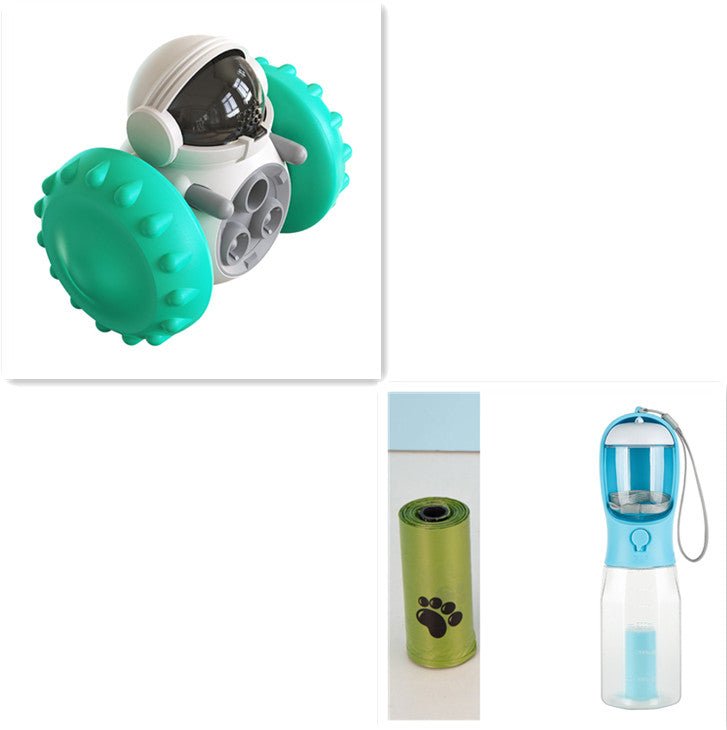 Jouet interactif multifonctionnel voiture d'équilibre à nourriture lente pour animaux - IVOIRART.COM