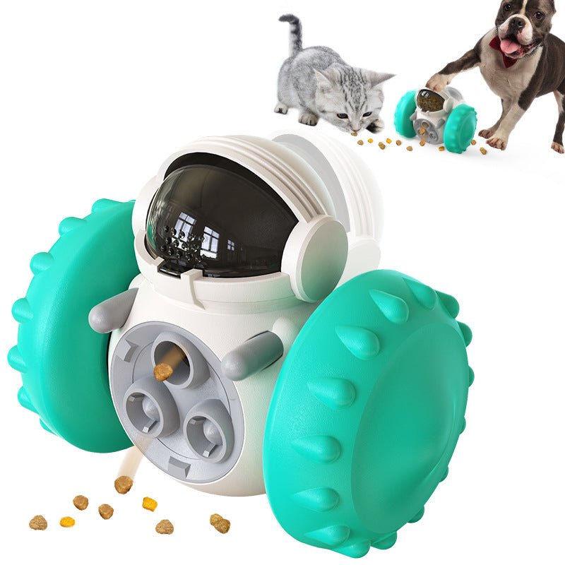 Jouet interactif multifonctionnel voiture d'équilibre à nourriture lente pour animaux - IVOIRART.COM