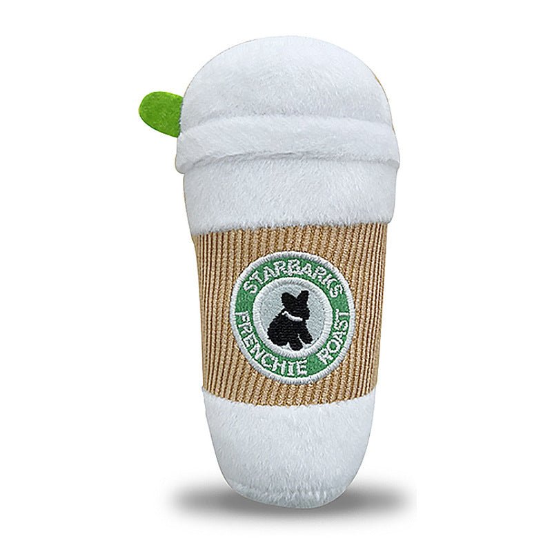 Jouet pour animal en peluche mignonne avec son d'aboiement de chien - IVOIRART.COM