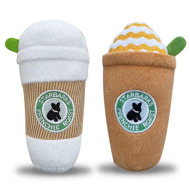 Jouet pour animal en peluche mignonne avec son d'aboiement de chien - IVOIRART.COM