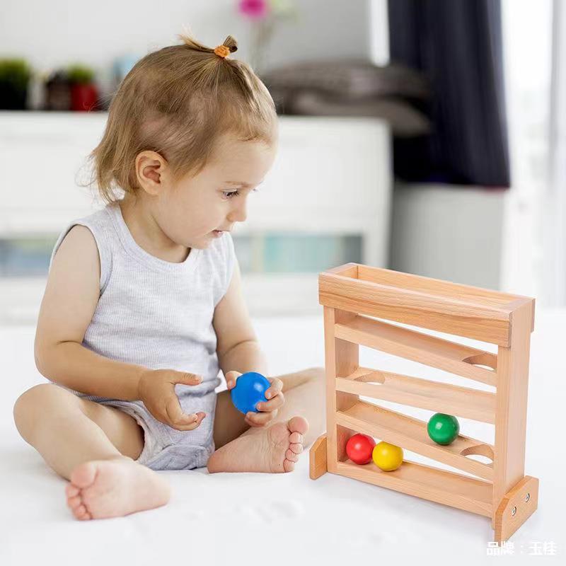 Jouets éducatifs en bois pour la petite enfance avec dispositif de suivi visuel - IVOIRART.COM