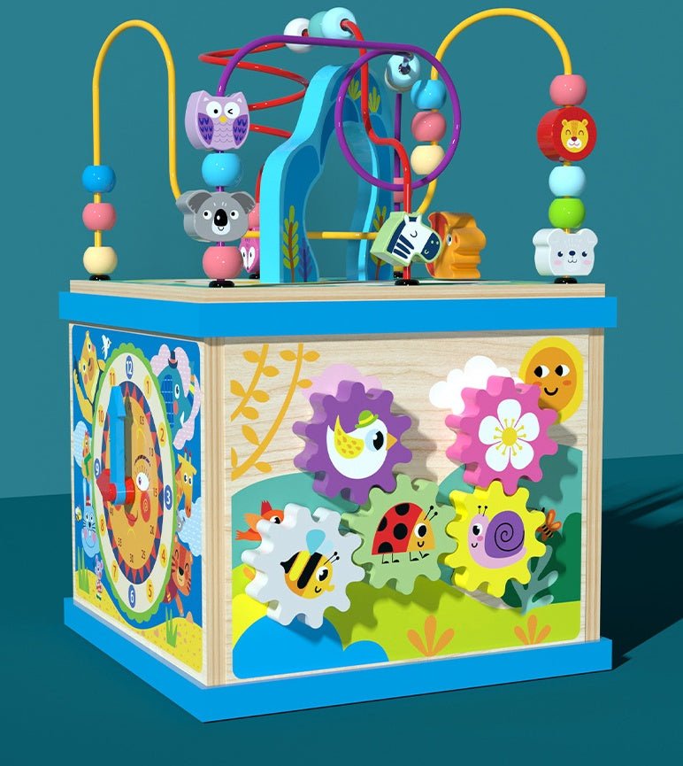 Jouets en bois pour bébés garçons et filles : boîte à trésors multifonctionnelle - IVOIRART.COM