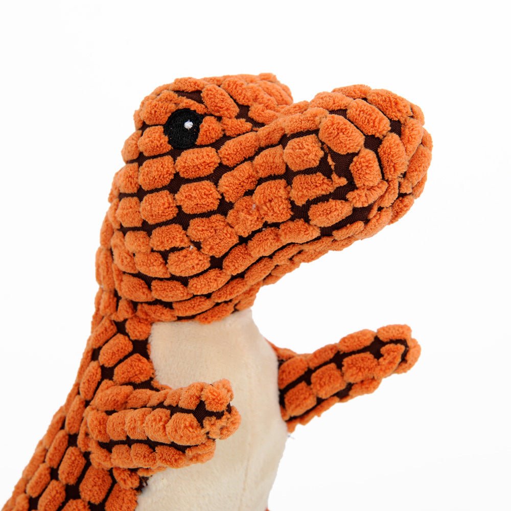 Jouets Géants Dinosaure Interactifs pour Grands Chiens - Peluche à Mâcher avec Sifflets pour Chihuahua - IVOIRART.COM