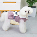 Jupe pour Chien à Revers avec Grande Fleur Unie – Style Décontracté, Coton - IVOIRART.COM