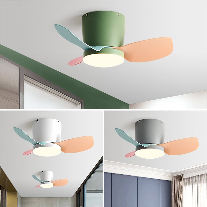 Kids Bedroom Fan Ceiling Fan With Built-in Light - IVOIRART.COM