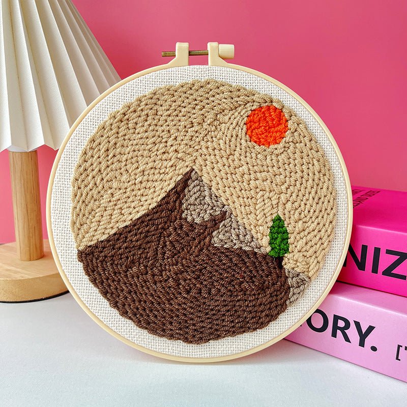 Kit de broderie à faire soi - même motif poke russe - matériel fait main complet - IVOIRART.COM