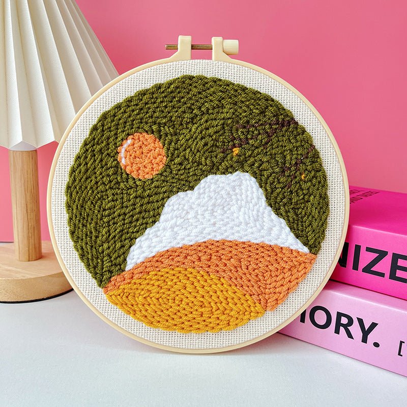 Kit de broderie à faire soi - même motif poke russe - matériel fait main complet - IVOIRART.COM