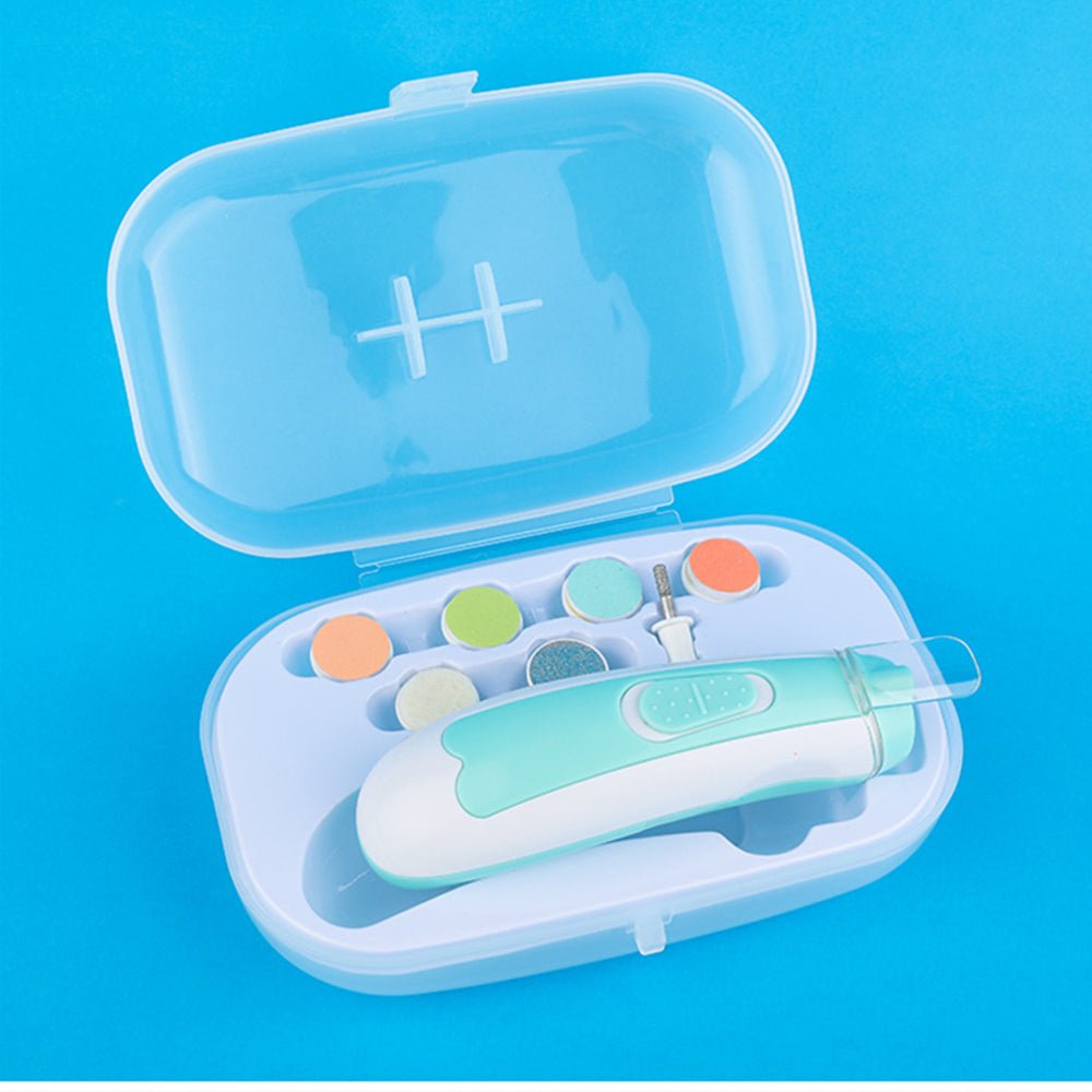 Kit de soin bébé électrique anti - pincement pour nouveau - né avec coupe - ongles - IVOIRART.COM