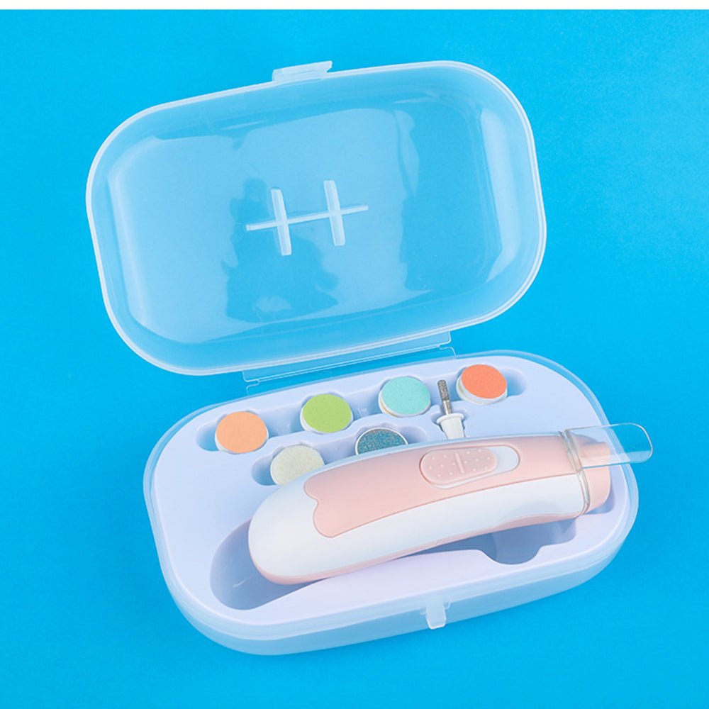 Kit de soin bébé électrique anti - pincement pour nouveau - né avec coupe - ongles - IVOIRART.COM