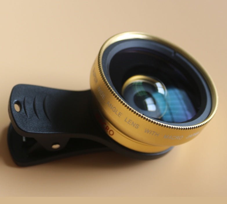 Kit d'Objectifs pour Smartphone : 0,45x Grand Angle Ultra Large & 12,5x Super Macro HD - IVOIRART.COM