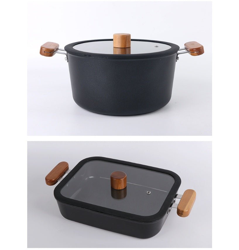Kitchen Ceramic Non Stick Pot Stew Hot Pot Integration - IVOIRART.COM