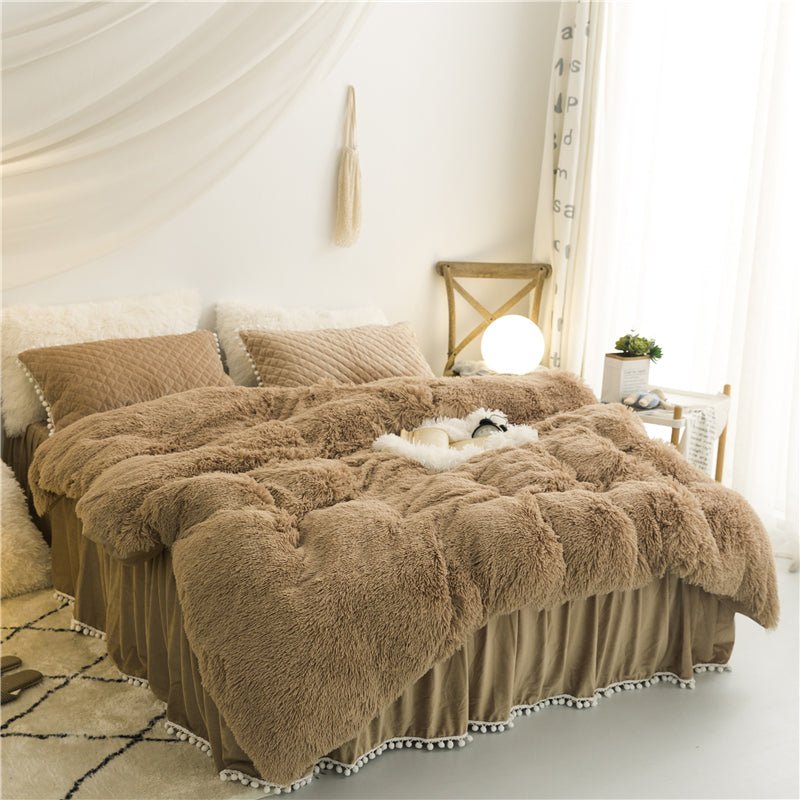 Korean mink velvet warm bedding - IVOIRART.COM