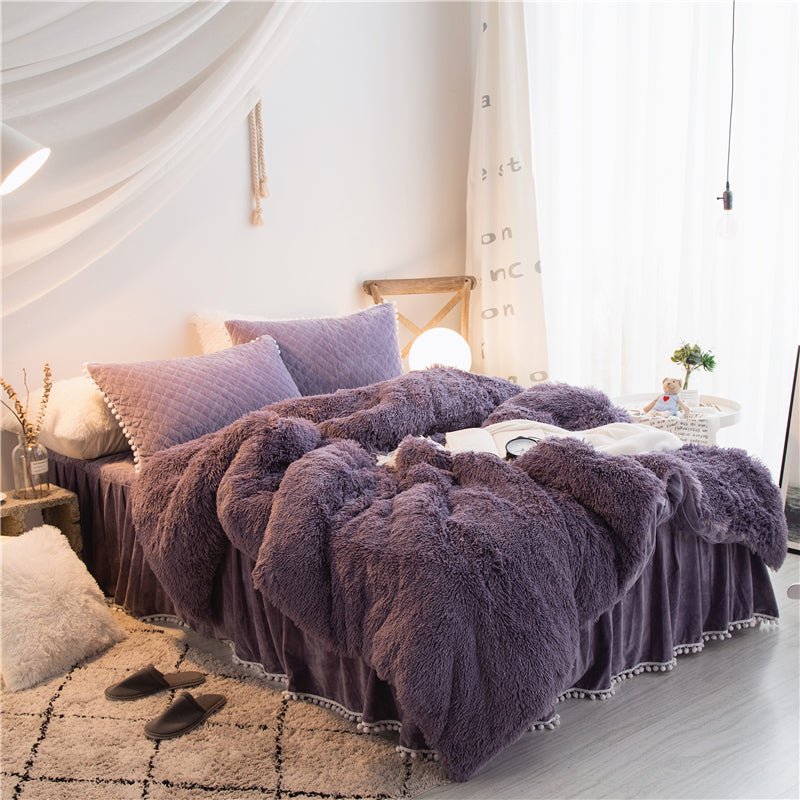 Korean mink velvet warm bedding - IVOIRART.COM