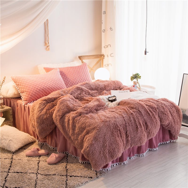 Korean mink velvet warm bedding - IVOIRART.COM