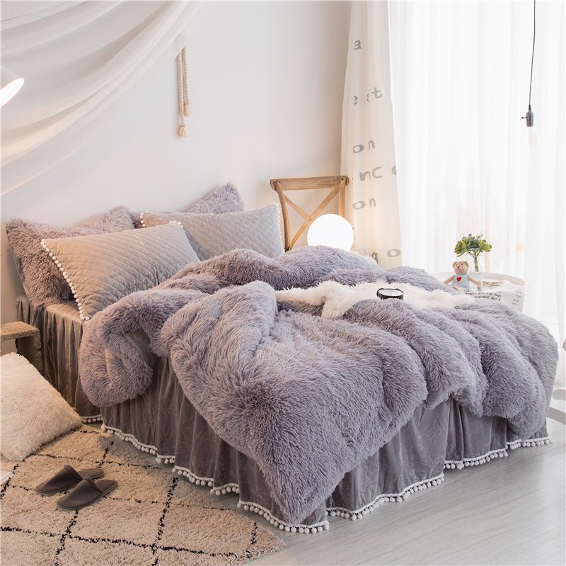 Korean mink velvet warm bedding - IVOIRART.COM