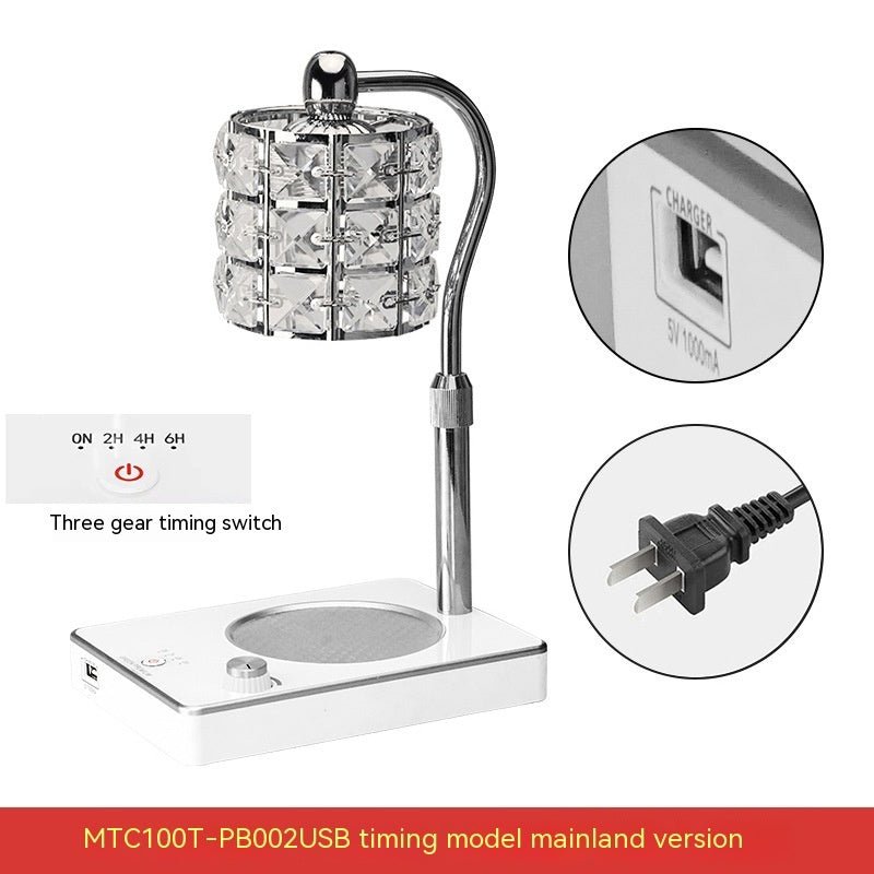 Korean-style Aromatherapy Wax Melting Lamp Adjustable Up And Down - IVOIRART.COM