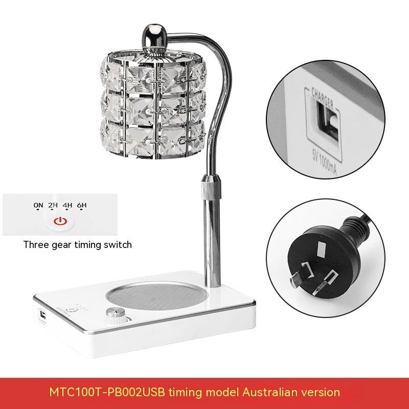 Korean-style Aromatherapy Wax Melting Lamp Adjustable Up And Down - IVOIRART.COM