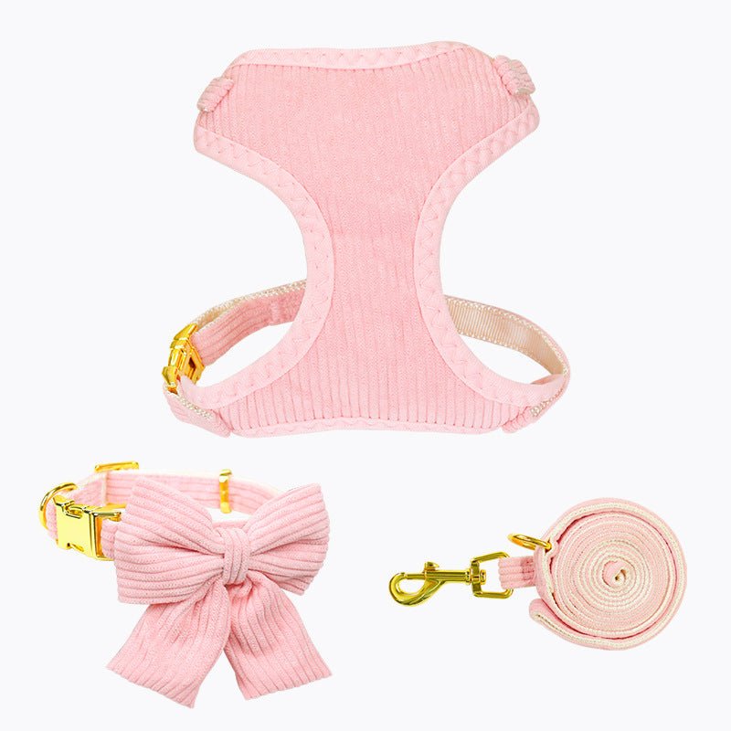Laisse et harnais pour chien, parfaits pour les promenades en plein air et activités - IVOIRART.COM
