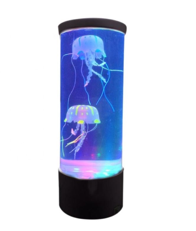 Lampe Aquarium Méduse LED Veilleuse Nuit Alimentée par USB avec Éclairage - IVOIRART.COM
