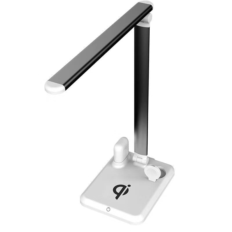 Lampe de Bureau LED 4 en 1 avec Chargeur Sans Fil Intégré, Multifonctionnelle - IVOIRART.COM