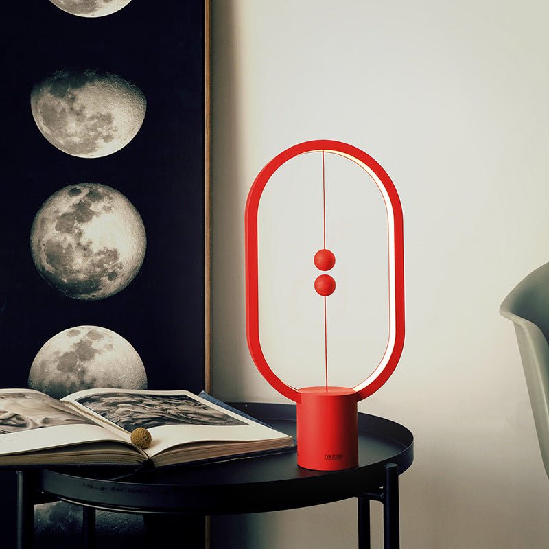 Lampe de Chevet Équilibrée Magnétique pour Chambre à Coucher avec Éclairage Ajustable - IVOIRART.COM