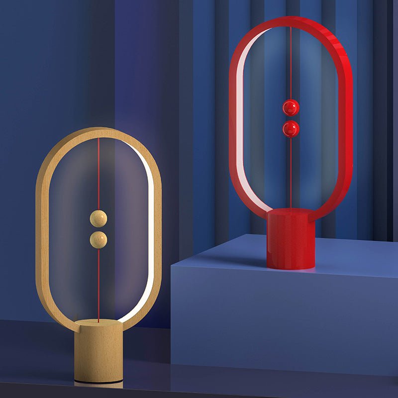 Lampe de Chevet Équilibrée Magnétique pour Chambre à Coucher avec Éclairage Ajustable - IVOIRART.COM