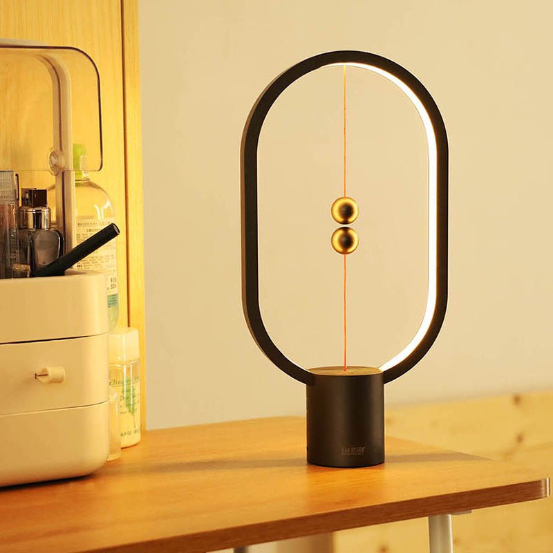 Lampe de Chevet Équilibrée Magnétique pour Chambre à Coucher avec Éclairage Ajustable - IVOIRART.COM