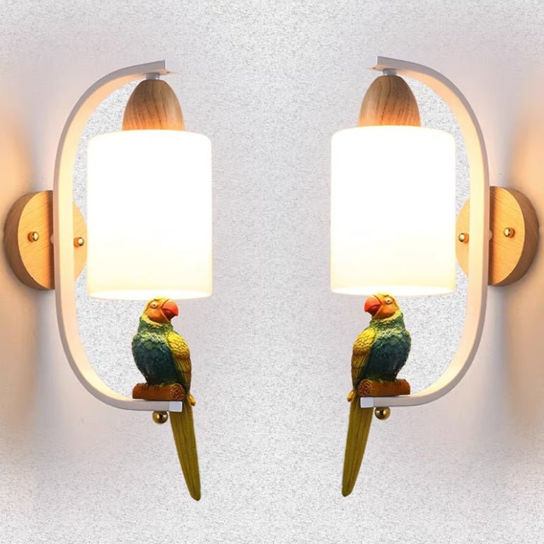Lampe de Chevet Murale en Bois Massif Minimaliste et Créative pour Salon - IVOIRART.COM
