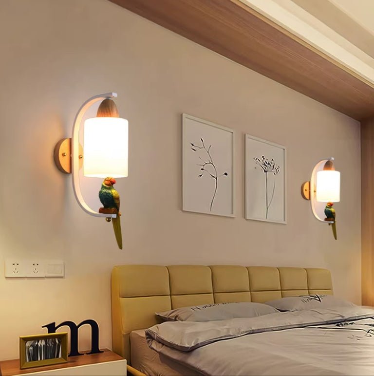Lampe de Chevet Murale en Bois Massif Minimaliste et Créative pour Salon - IVOIRART.COM