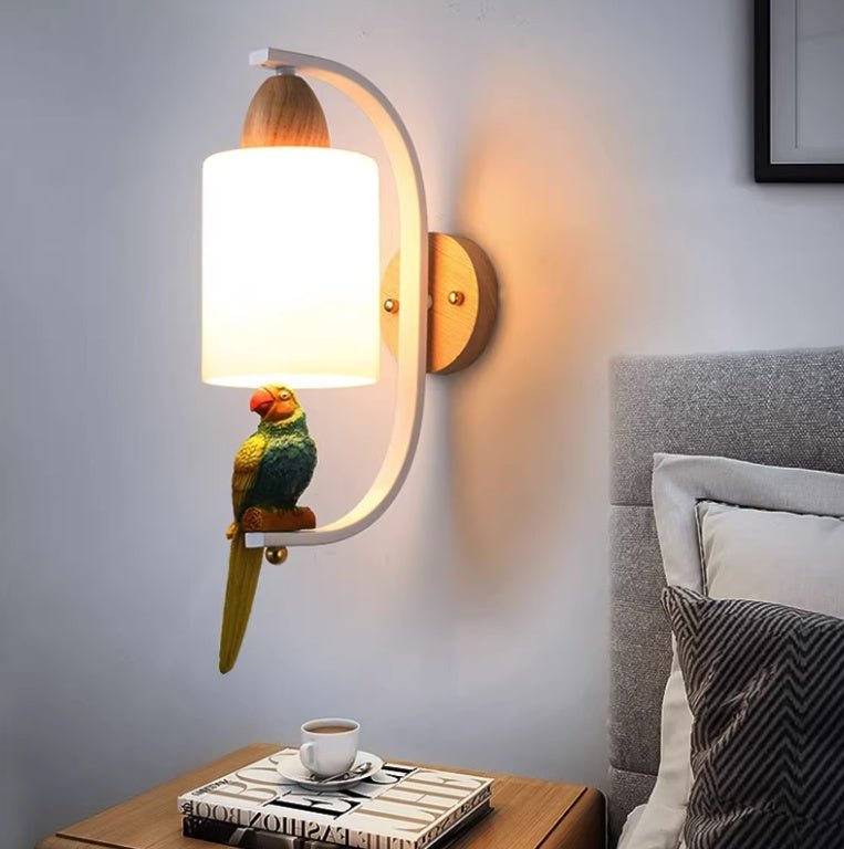 Lampe de Chevet Murale en Bois Massif Minimaliste et Créative pour Salon - IVOIRART.COM