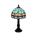 Lampe de Chevet Rétro Jaune en Verre avec Base en Résine, Lampes de Table LED - IVOIRART.COM