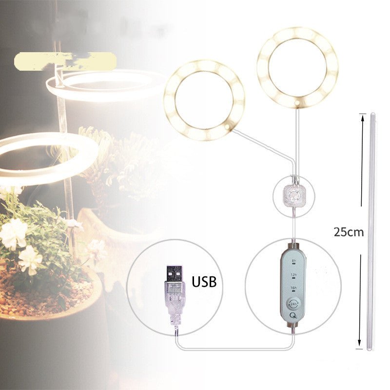 Lampe de Croissance LED Spectre Complet USB Phyto pour Éclairage Intérieur - IVOIRART.COM
