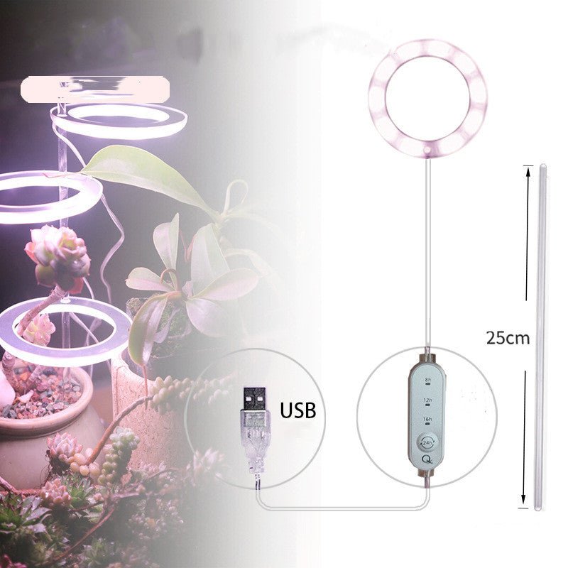Lampe de Croissance LED Spectre Complet USB Phyto pour Éclairage Intérieur - IVOIRART.COM