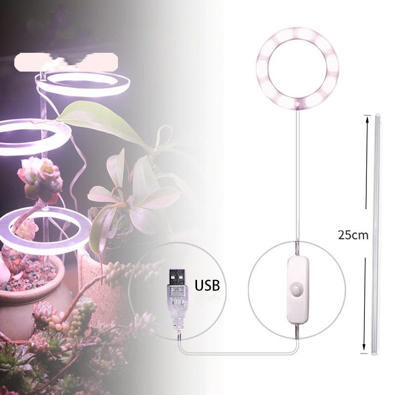 Lampe de Croissance LED Spectre Complet USB Phyto pour Éclairage Intérieur - IVOIRART.COM