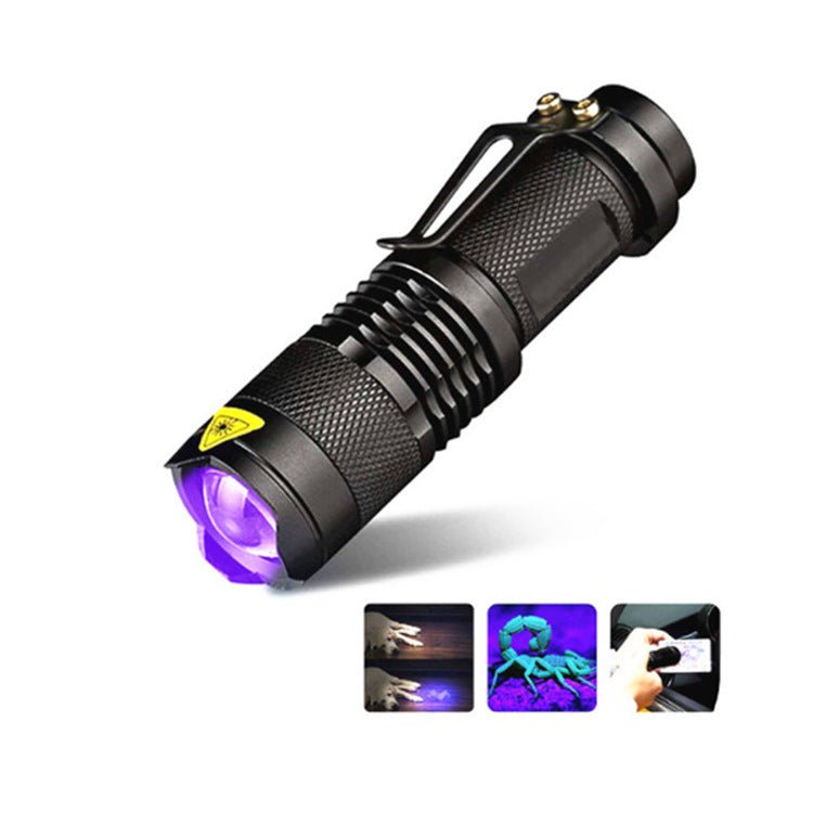 Lampe de détection portable 395 nm et 365 nm à LED pour usage polyvalent - IVOIRART.COM