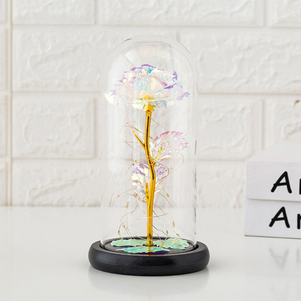 Lampe de Nuit Simulation Rose pour Fête des Mères, Lumière d'Ambiance Bouquets Artisanaux - IVOIRART.COM