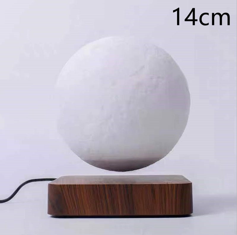 Lampe de Table à Lévitation Magnétique Lune Impression 3D Planète Lumière - IVOIRART.COM