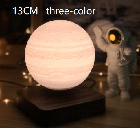 Lampe de Table à Lévitation Magnétique Lune Impression 3D Planète Lumière - IVOIRART.COM