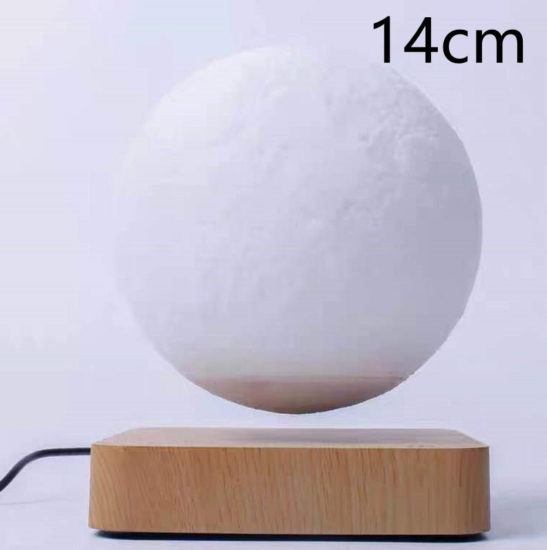 Lampe de Table à Lévitation Magnétique Lune Impression 3D Planète Lumière - IVOIRART.COM