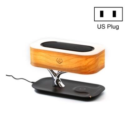 Lampe de Table Arbre Créative avec Haut-Parleur Bluetooth, Chargement Sans Fil et Gradation - IVOIRART.COM